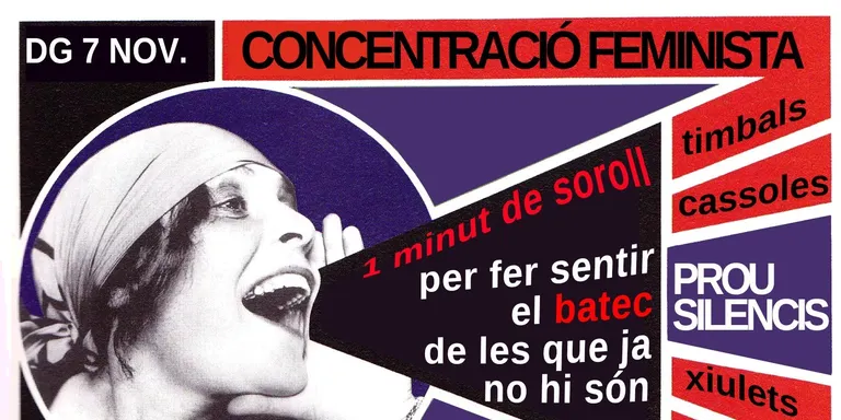 Les Filomenes tornaran a fer un minut de soroll aquest diumenge per condemnar la violència masclista