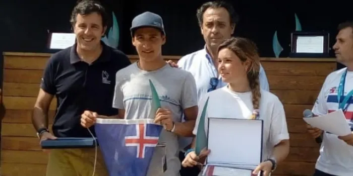 Max Rondeau i Iset Segura s’emporten el primer lloc amb el Nacra15 a la Copa d’Espanya de Catamarans
