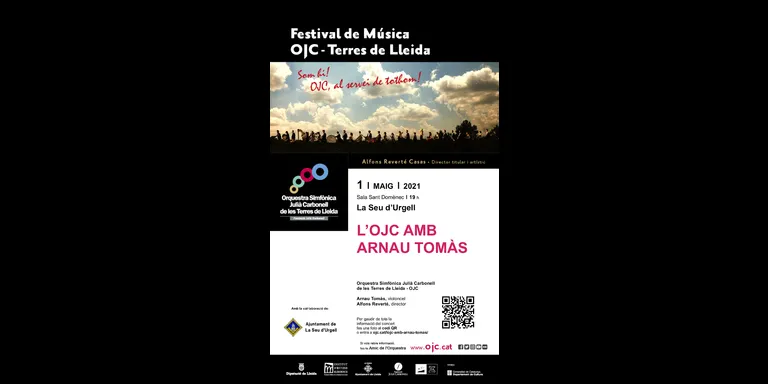 Concert a la Seu de l'Orquestra Simfònica Julià Carbonell amb el cel·lista Arnau Tomàs