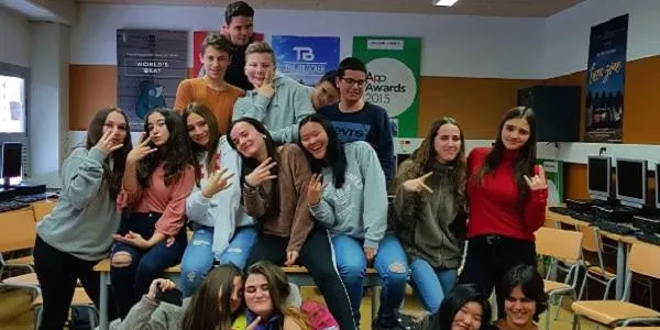 Una quinzena d’alumnes de l’Institut d’Altafulla participen en el projecte M-EduTarraco