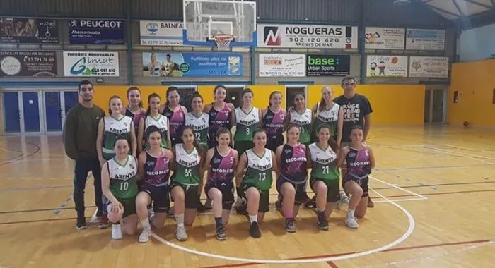 El cadet femenà de l'Arenys Bà squet i l'Issoire Bà squet van tancar aquesta competició amistosa