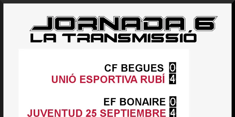A PEU DE CAMP - JORNADA 6 diumenge matí