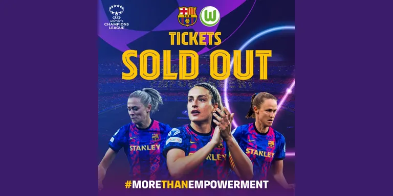 Sold Out al Barça - Wolfsburg