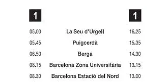 Un nou servei de bus enllaçarà la Seu d'Urgell i Barcelona