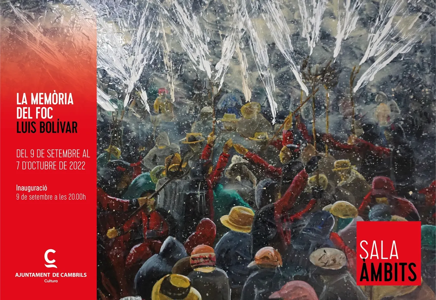 Darrer dia per poder veure l’exposició ‘La memòria del foc’ de Luís Bolívar a la sala Àmbits