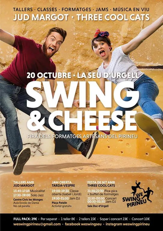 We Swing Pirineu organitza 'Swing&Cheese' per la Fira de Sant Ermengol de la Seu