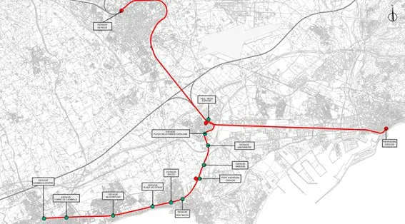 La Generalitat treu a licitació el tram que ha d’unir Cambrils i Vila-seca a través del TramCamp