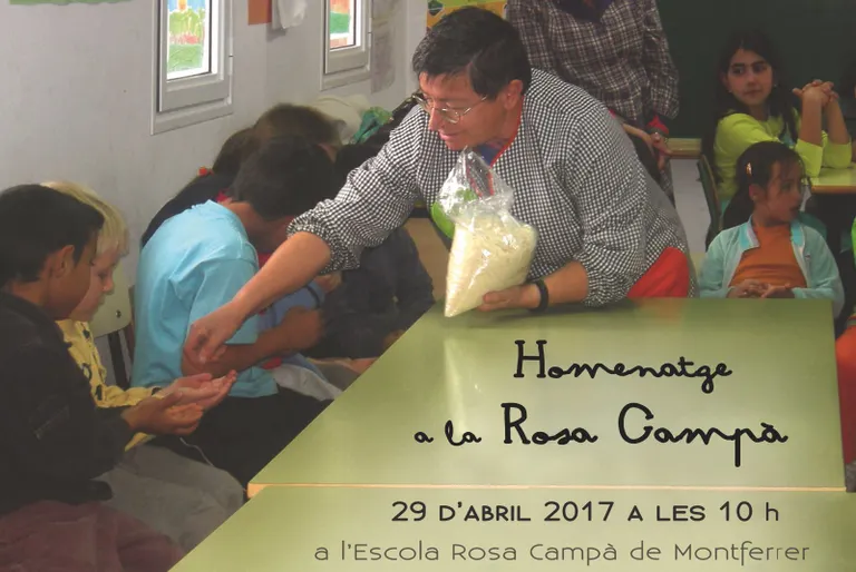 Homenatge de les escoles rurals a Rosa Campà a Montferrer