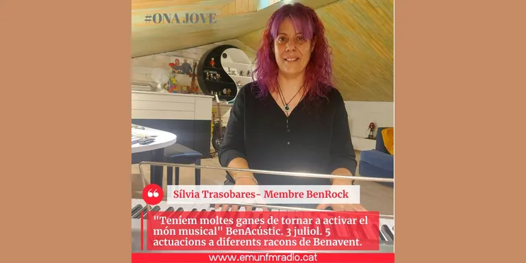 ONA JOVE amb Sílva Trasobares de l'Associació Musical BenRock - BenAcústi 2021