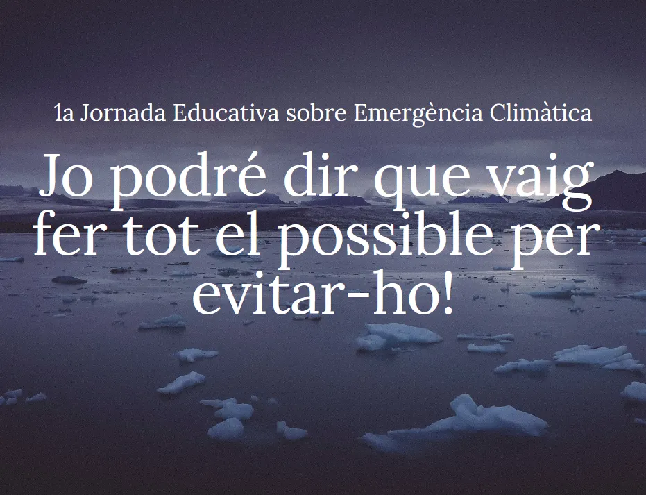 La plataforma "Solsonès pel Futur" organitza la primera jornada educativa sobre emergència climàtica