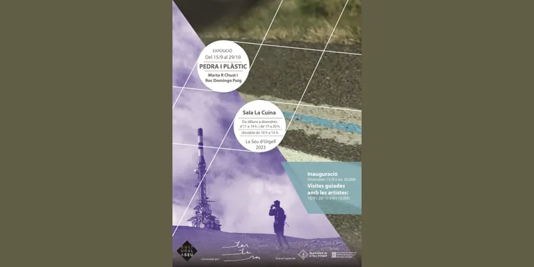 'Pedra i plàstic', exposició de Marta R Chust i Roc Domingo Puig a la Sala La Cuina de la Seu d'Urgell