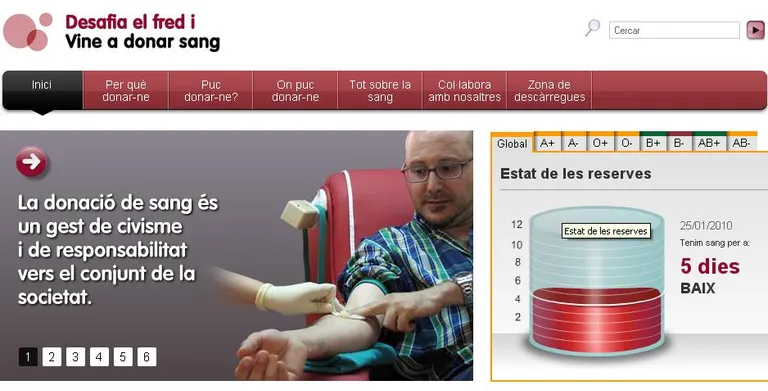 Aquest dilluns, campanya de donació de sang a la Seu