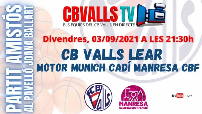 El CB Valls femení afronta el primer amistós de pretemporada davant el Manresa