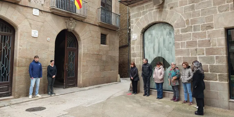 L'Ajuntament de Solsona fa un minut de silenci en record de les víctimes del temporal