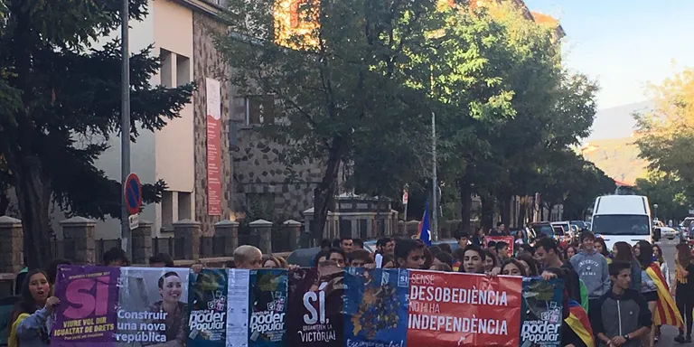 La Seu se suma a la vaga d'estudiants en defensa del referèndum