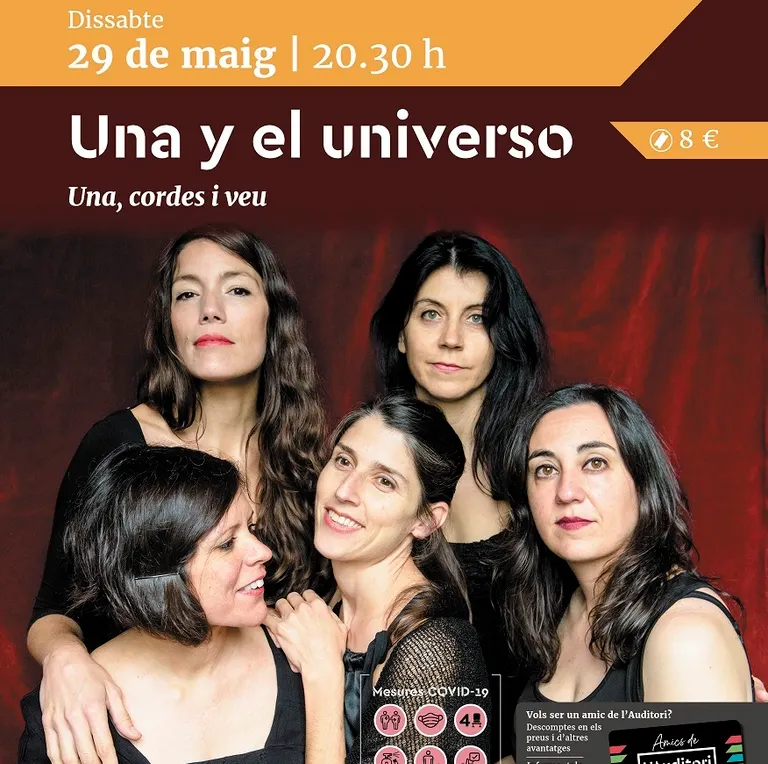 Arriba a Pineda un concepte diferent i sorprenent de quartet de corda i veu amb l'espectacle 'Una y el Universo'