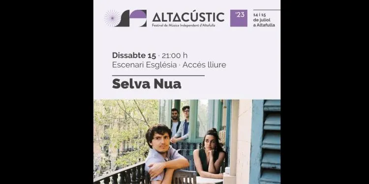 L'Altacústic confirma el primer grup que participarà al festival d'Altafulla