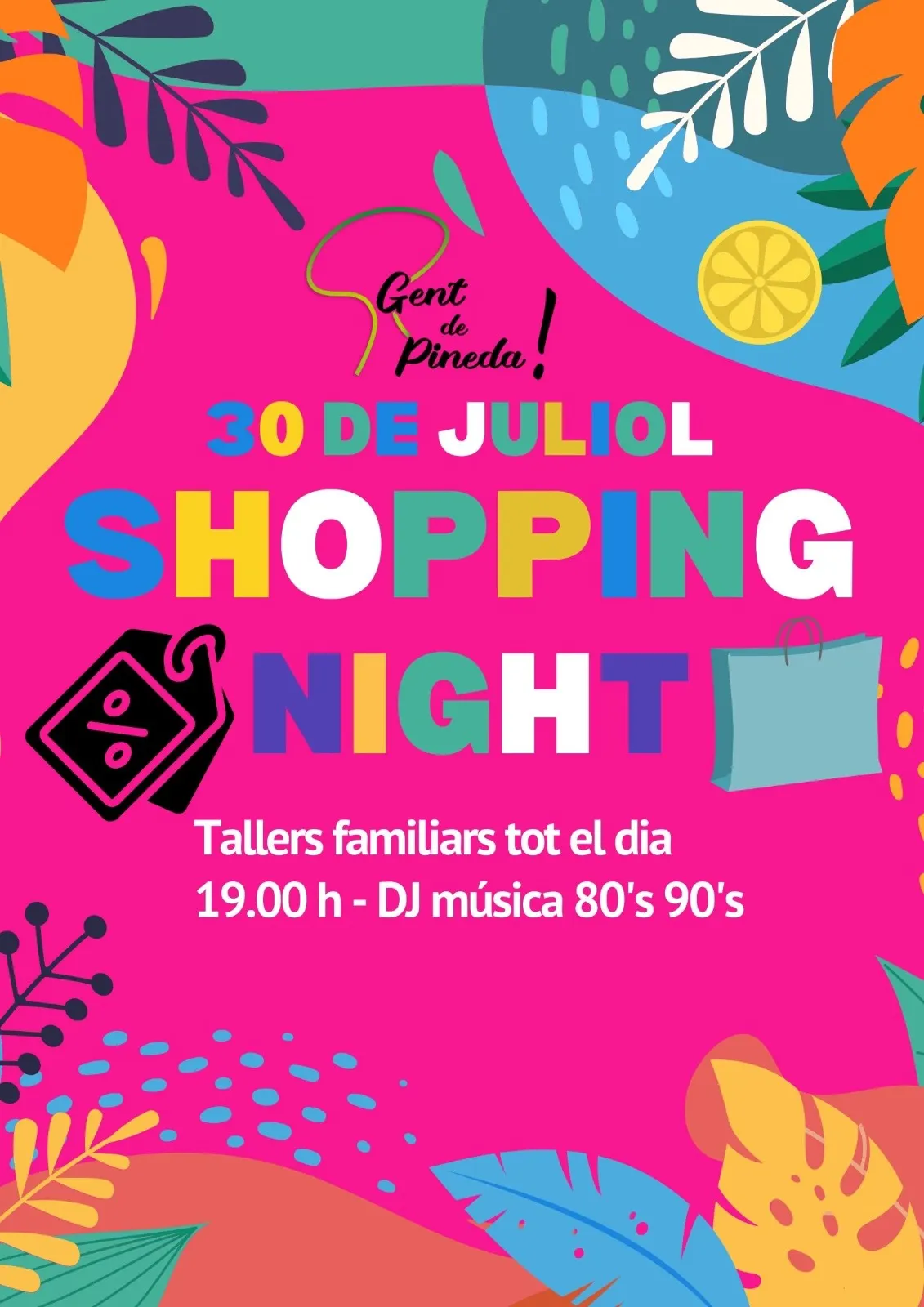 Aquest dissabte el comerç de Pineda surt al carrer amb la Shopping Night