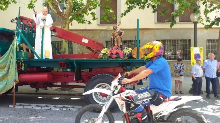 El sector dels transportistes manté viva la Festa de Sant Cristòfol a Solsona