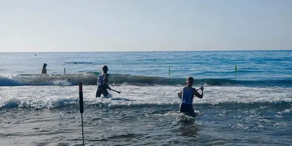 Roda de Berà acull la 4a Copa Catalana de Marxa Aquàtica