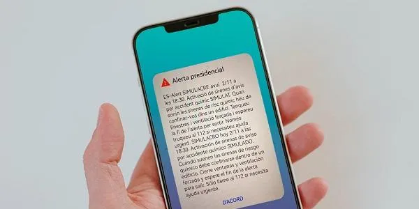 La prova del sistema d'alertes a telèfons mòbils de Protecció Civil a Tarragona es repetirà el 13 de juny