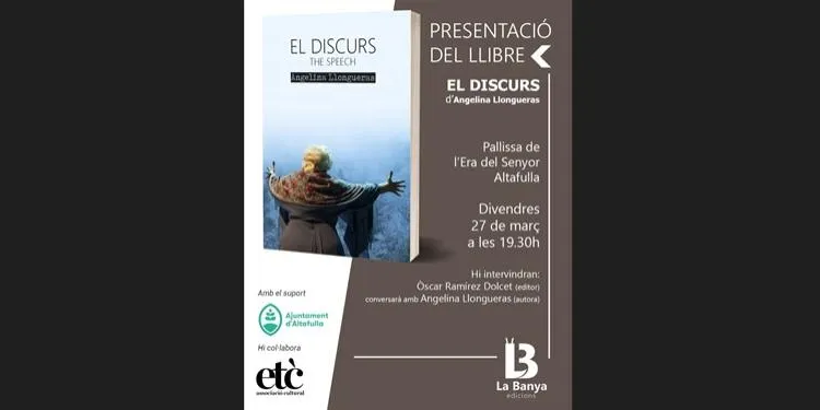 L’actriu Angelina Llongueras presenta a Altafulla el seu nou llibre ‘El discurs’