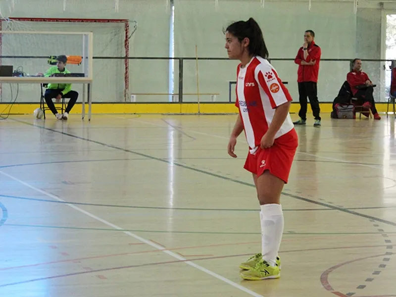 La jugadora rubinenca Alba en una imatge d'arxiu