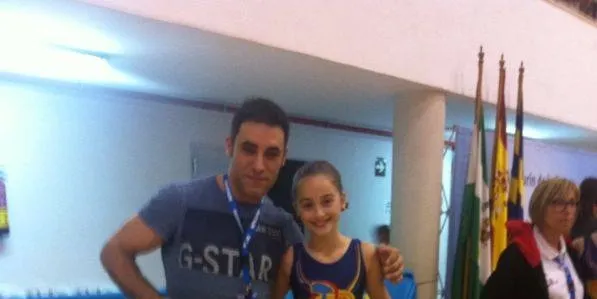 Aina Rubio, 18a al Campionat d'Espanya aleví de patinatge