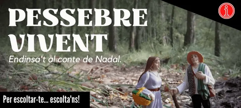 Un pessebre vivent ple de música i balls de la mà de l’Esbart Rosa d’Abril