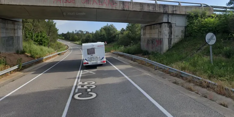 Un veí de Súria de 63 anys va morir divendres en un accident de trànsit a la C-55, a Riner