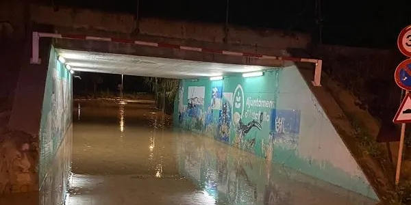 La pluja es fa notar a Altafulla