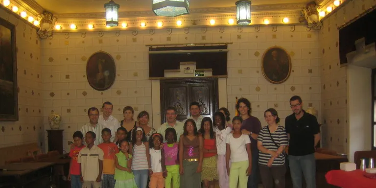 Recepció als infants saharauis a l'Ajuntament de la Seu