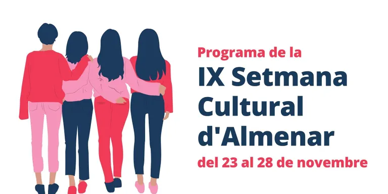 Programa de la 9a Setmana Cultural d’Almenar dedicada a la dona