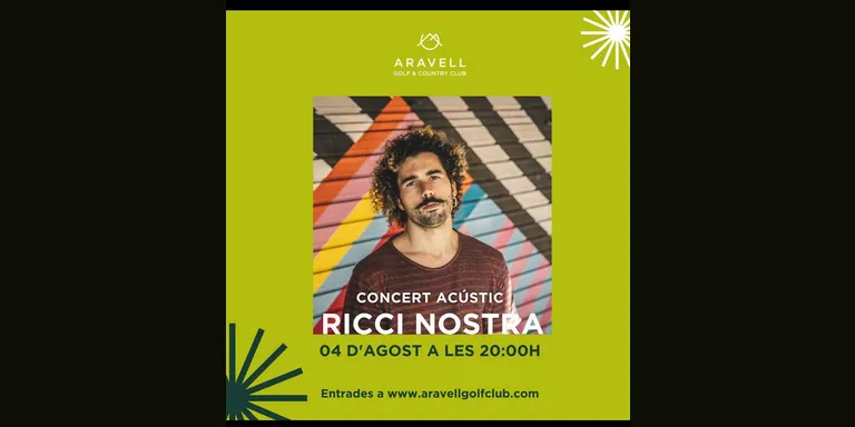 Nou concert acústic a la terrassa de l'Aravell Golf&Country Club, amb Ricci Nostra