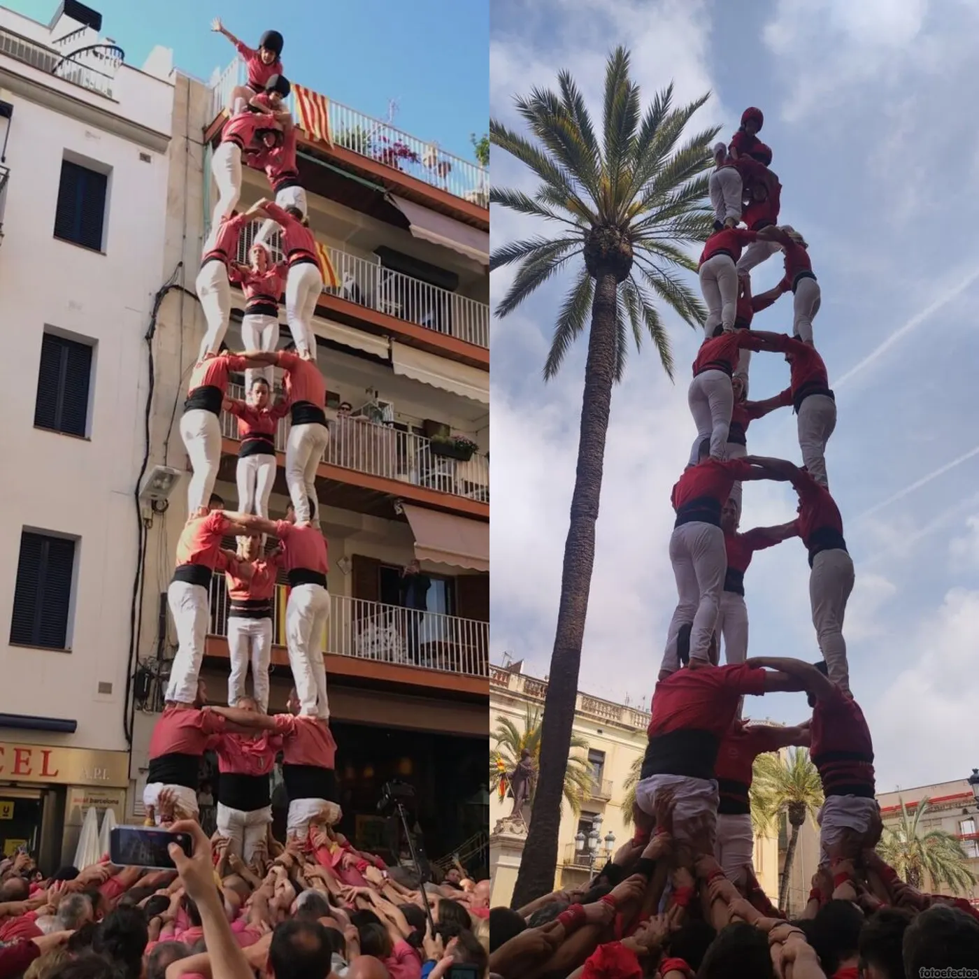 Sant Jordi de gamma bàsica de 8 de les colles vallenques