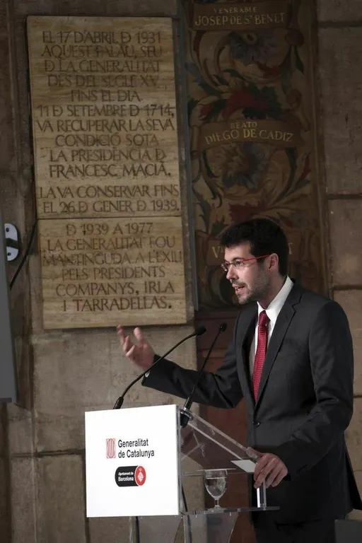 Albert Batalla intervé en la presentació dels actes del Tricentenari de 1714