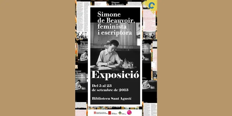 La Biblioteca Sant Agustí acull una exposició sobre Simone de Beauvoir