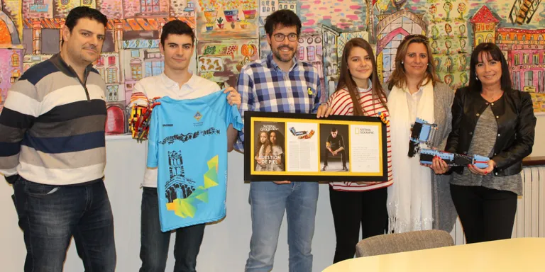 L'Ajuntament de la Seu fa un reconeixement a David Aguilar pel seu talent i esperit de superació
