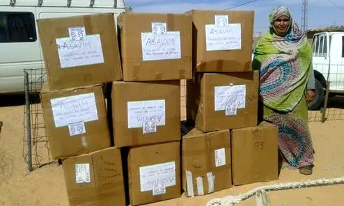 Joves pel Sàhara de Pineda fa el tercer enviament de material als campaments de refugiats