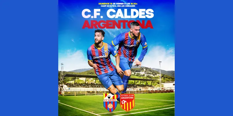 El CF Caldes rep la visita de l’Argentona