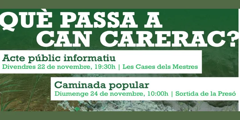 La plataforma ciutadana Carerac Verd estableix contacte amb l'alcalde