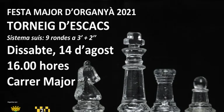 Obertes les inscripcions al Torneig d'Escacs de Festa Major a Organyà