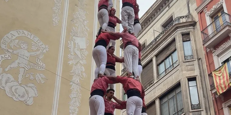 La Colla Vella completa el primer 4de9 folrat a Lleida