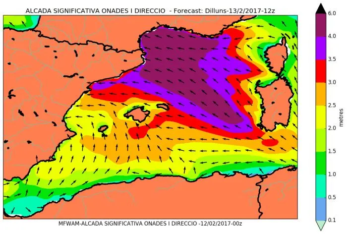 Nou temporal que tornarà a afectar la costa del Maresme