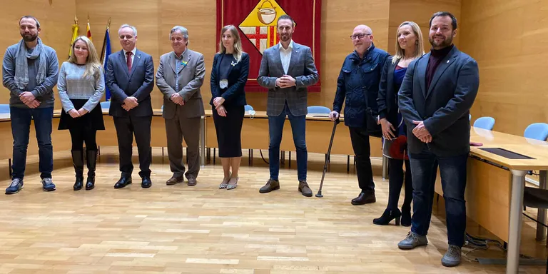 La consellera Victòria Alsina subratlla a Caldes el paper dels Ajuntaments catalans en la crisi humanitària d'Ucraïna