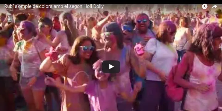 Rubí s'omple de colors amb el segon Holi Dolly