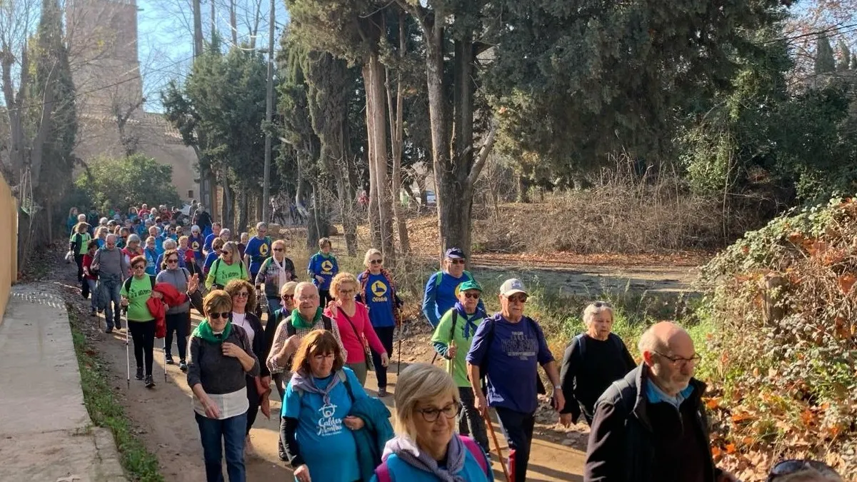 Un total de 34 calderins van participar ahir a la segona passejada gran del cicle 2023/2024