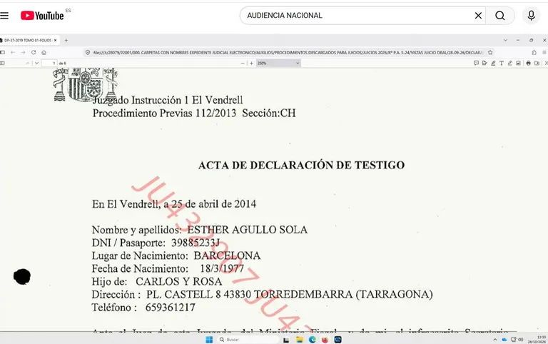 El president d'Efial reconeix els fets i la fiscal proposa rebaixar-li la petició de pena