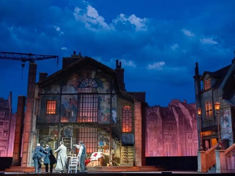 Un moment d'una representació de "La Bohème" al festival del 2016 (foto: cedida)
