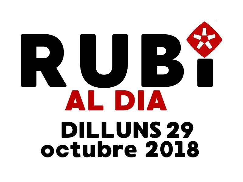 RUBÍ AL DIA dilluns 29 OCTUBRE